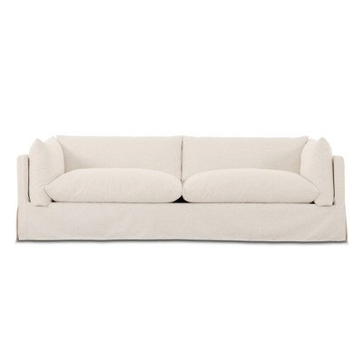 Four Hands Habitat 3 PC Sectionals - 111" - Crypton Nomad Snow