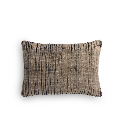 Four Hands Handwoven Merido Pillow - Beige Cotton - 20"x20"