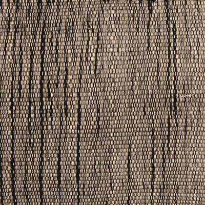 Four Hands Handwoven Stripe Wool Pillow - Black Wool - 14"x20"