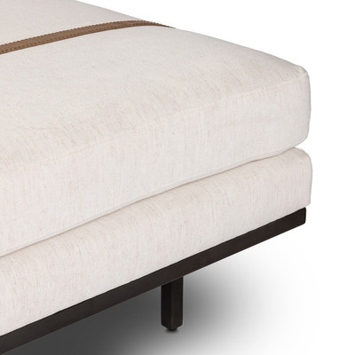 Four Hands Harris Accent Bench - Crypton Nomad Snow