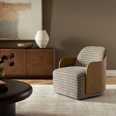 Four Hands Hemphill Swivel Chair - Firefinch Fawn