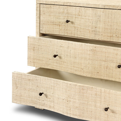 Four Hands Hollis Nightstand - Natural Fleck Raffia