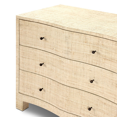 Four Hands Hollis Nightstand - Natural Fleck Raffia