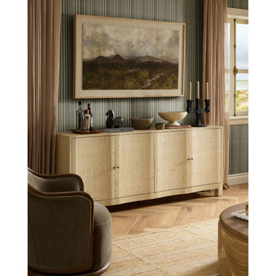 Four Hands Hollis Sideboard - Natural Fleck Raffia