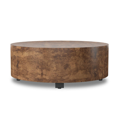 Four Hands Hudson Coffee Table - Dark Bark Paper