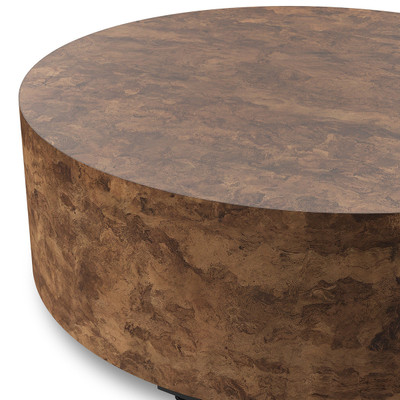 Four Hands Hudson Coffee Table - Dark Bark Paper