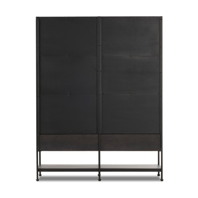 Four Hands Igor Bookcase - Black Paper Cane