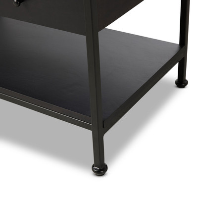 Four Hands Igor Bookcase - Black Paper Cane