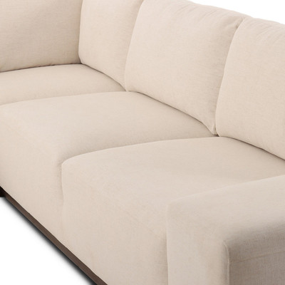 Four Hands Isaiah 3PC Sectional - Crypton Nomad Snow