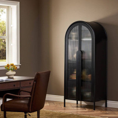 Four Hands Isamaya Cabinet - Matte Ink Iron