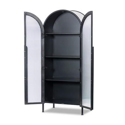 Four Hands Isamaya Cabinet - Matte Ink Iron