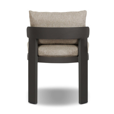 Four Hands Jackson Outdoor Armless Metal Dining Chair - Concha Fog