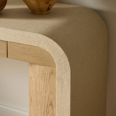 Four Hands Jane Console Table - Beige Painted Linen