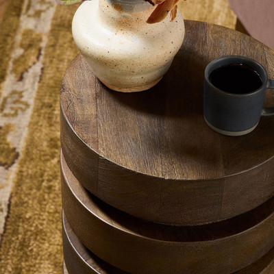 Four Hands Jett End Table - Rustic Mango