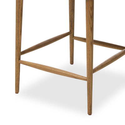Four Hands Kershaw Counter Stool with Cushion - Dover Crescent - Smoked Oak