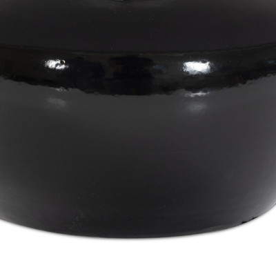 Four Hands Kiyo Table Lamp - Glossy Black Ceramic