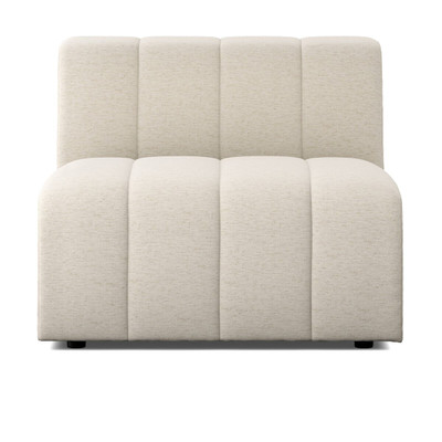 Four Hands Langham Channeled 5PC LAF Chaise Sectional - Crypton Nomad Snow