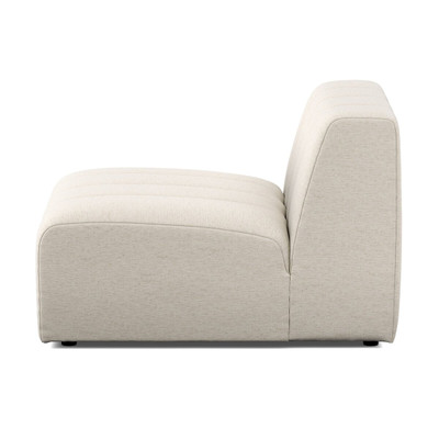 Four Hands Langham Channeled Armless PC - Crypton Nomad Snow