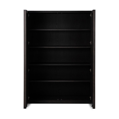 Four Hands Leo Cabinet - Smoked Black