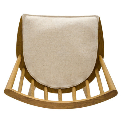 Four Hands Lewis Windsor Chair with Cushion - Sandy Oak - Antwerp Natural