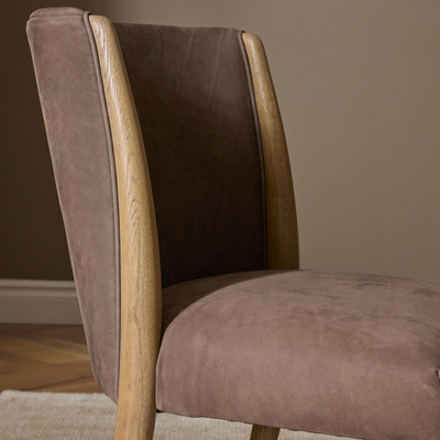 Four Hands Marela Dining Chair - Nubuck Cigar