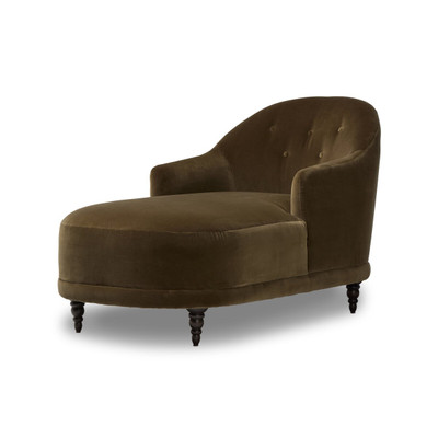 Four Hands Marnie Chaise Lounge - Surrey Olive