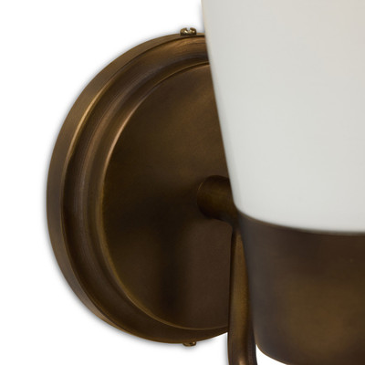 Four Hands Mavis Sconce - Milk Glass