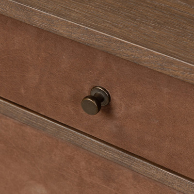 Four Hands Mikeal Desk - Nubuck Tobacco