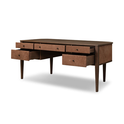 Four Hands Mikeal Desk - Nubuck Tobacco