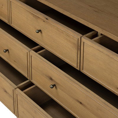 Four Hands Minnie 7 Drawer Dresser - Aged Natural Oak Veneer