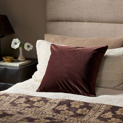 Four Hands Moira Pillow - Surrey Plum - 20"x20"