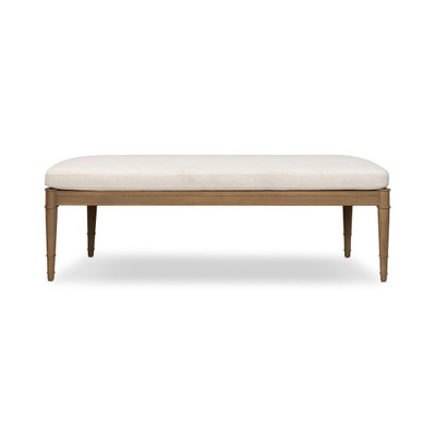 Four Hands Moya Accent Bench - Crypton Nomad Snow