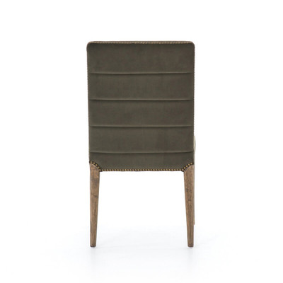 Four Hands Nate Dining Chair - Modern Velvet Loden