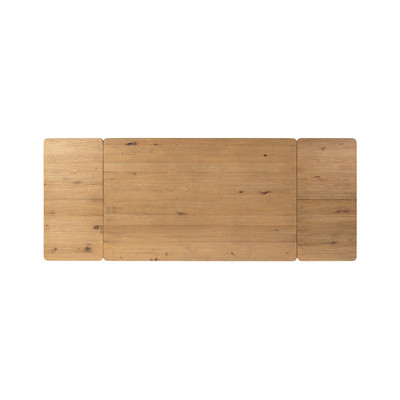 Four Hands Noeline Double Extension Dining Table - 65" - Resawn Worn Oak