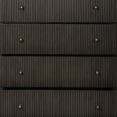 Four Hands Ona 6 Drawer Dresser - Smoked Black Mindi