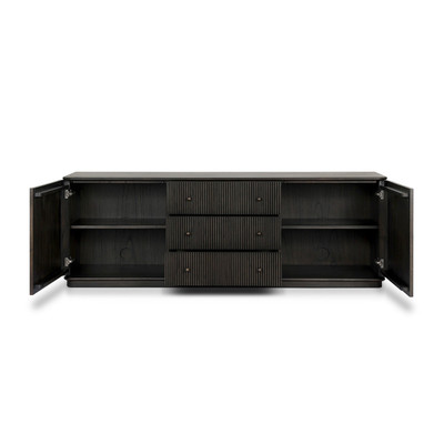 Four Hands Ona Media Console - Smoked Black Mindi