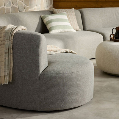 Four Hands Opal Outdoor 3 Pc Sectional - Hayes Smoke