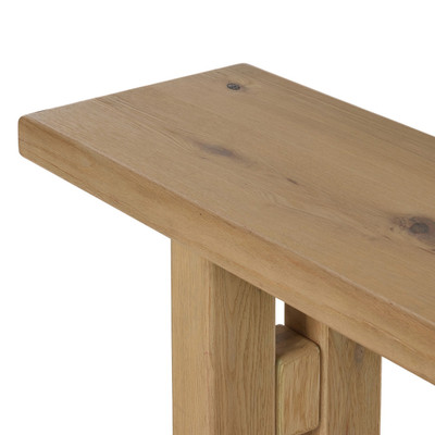 Four Hands Ottie Console Table - Bleached Oak