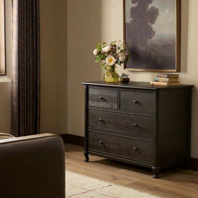 Four Hands Pika Chest - Smoked Black Oak