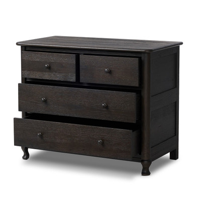Four Hands Pika Chest - Smoked Black Oak