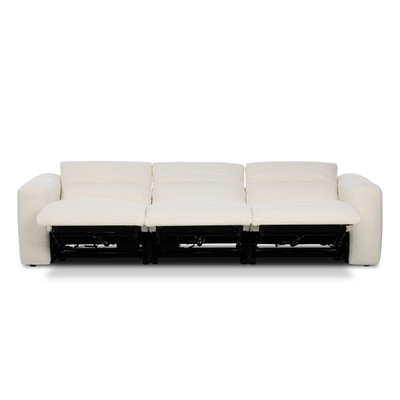 Four Hands Radley Power Recliner 3PC Sectional - 121" - Crypton Nomad Snow