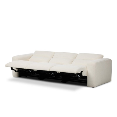 Four Hands Radley Power Recliner 3PC Sectional - 121" - Crypton Nomad Snow