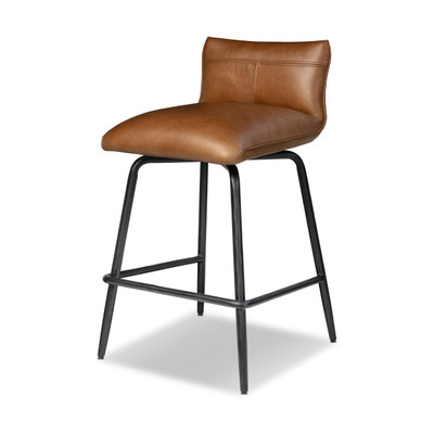 Four Hands Ridley Swivel Counter Stool - Sonoma Chestnut