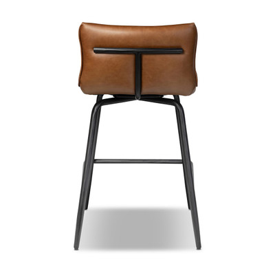 Four Hands Ridley Swivel Counter Stool - Sonoma Chestnut