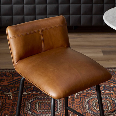 Four Hands Ridley Swivel Counter Stool - Sonoma Chestnut