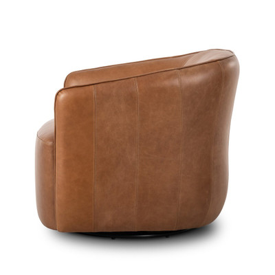 Four Hands Rodgers Swivel Chair - Sonoma Chestnut