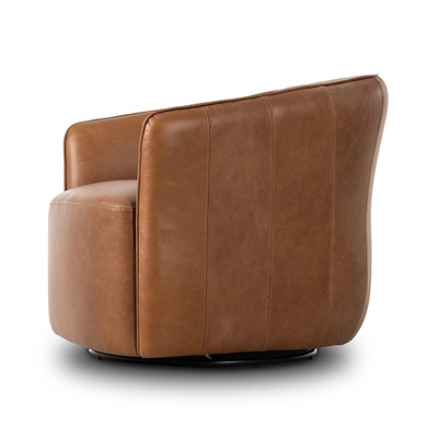 Four Hands Rodgers Swivel Chair - Sonoma Chestnut