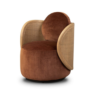 Four Hands Roslin Swivel Chair - Altair Sienna