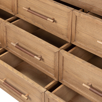 Four Hands Salado 9 Drawer Dresser - Heirloom Sienna