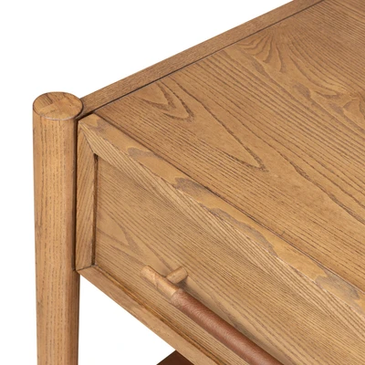 Four Hands Salado Nightstand - 1 Drawer - Heirloom Sienna